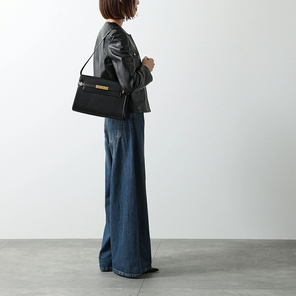 Saint Laurent Shoulder Manhattan Bag crossbody 2way Black